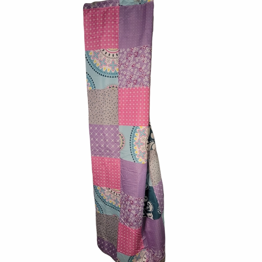 Shower curtain & 2 clear liners